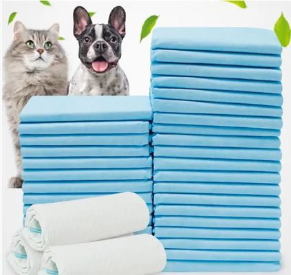 ODM almofadas descartáveis não tecidas do cão de superfície de Underpads 60*45cm do animal de estimação de 5 camadas