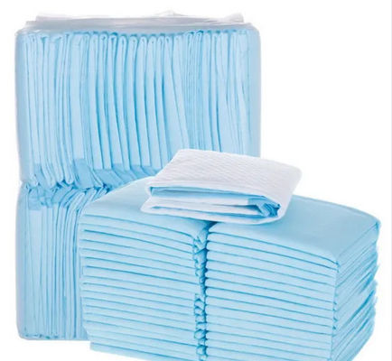 ODM almofadas descartáveis não tecidas do cão de superfície de Underpads 60*45cm do animal de estimação de 5 camadas