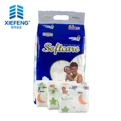 As fraldas descartáveis do bebê ultra fino 450*320mm alargam a faixa elástica do abraço