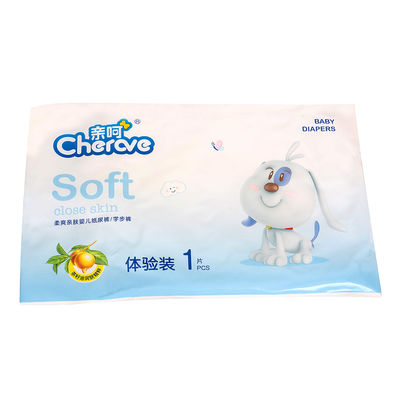 Absorção super recém-nascida 750ml das fraldas descartáveis mágicas do bebê da fita