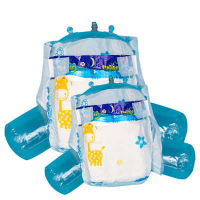 Absorção recém-nascida descartável dos tecidos 1100ml do bebê da fita de Velcro dos PP