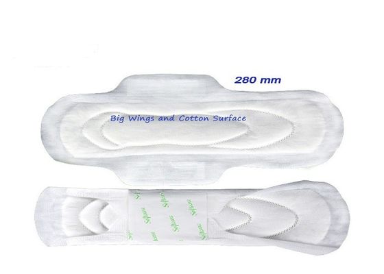 Superfície grossa sanitária descartável amigável brandamente não tecida do algodão das almofadas 1mm de Eco