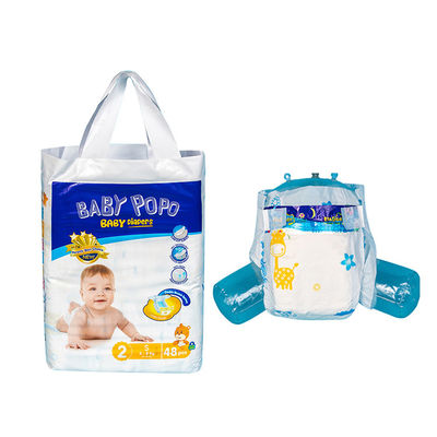 Fraldas originais recém-nascidas dos tecidos 370*280mm Eco do bebê da fita mágica dos PP