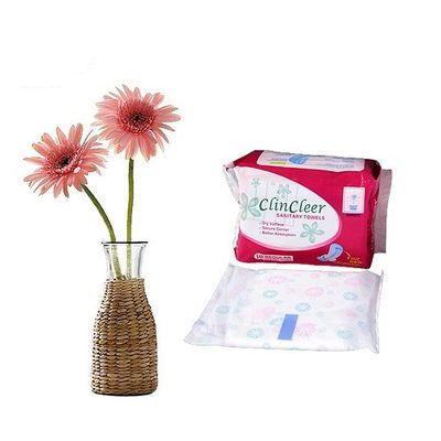 Os guardanapo sanitários orgânicos respiráveis acolchoam o núcleo absorvente super de 270mm