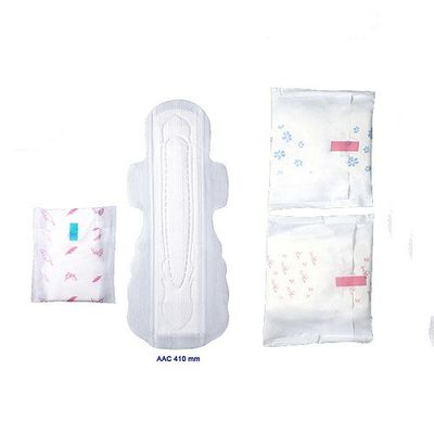 Almofadas sanitárias do algodão 280mm puro descartável para a pele sensível
