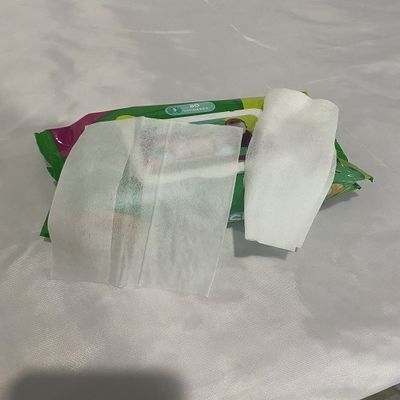 O tecido ligado térmico do bebê da tela limpa 60gsm a vitamina sem álcool E