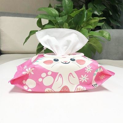 Cabra molhada macia de limpeza das limpezas do bebê da pele do OEM para não ordenhar nenhuma sensibilização