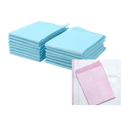Incontinência descartável Underpads das almofadas de cama 60*60cm da incontinência de SAP da cor azul