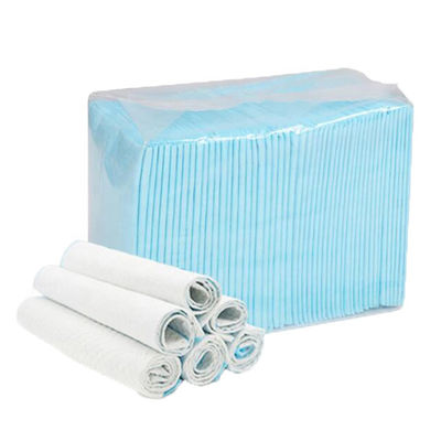 Almofadas de cama descartáveis da incontinência da extra grande do hospital de Underpads da cama do filme do PE