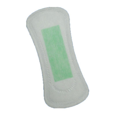 Absorvência alta verde negativa de Chip Cotton Panty Liner 180mm do aníon