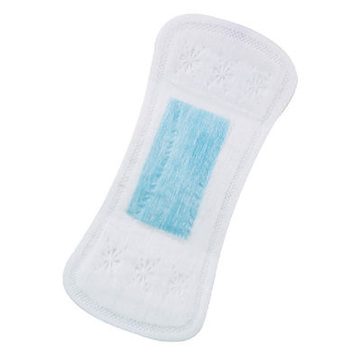 Almofadas sanitárias do algodão puro descartável do ODM sem asas 180mm Mini Panty Liners