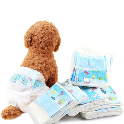 Do filme descartável do PE dos tecidos do animal de estimação de Topsheet do algodão fraldas pequenas do cão de SAP