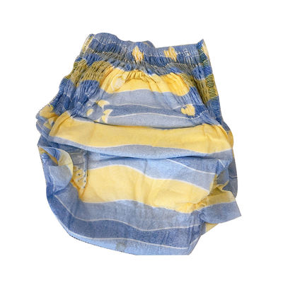 Tecidos descartáveis Topsheet gravado Leakproof da nadada causal do esporte
