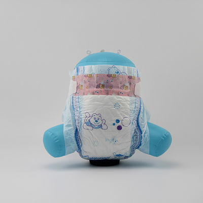 Tecidos descartáveis do bebê do escapamento ultra fino da prevenção 3D com ADL azul verde