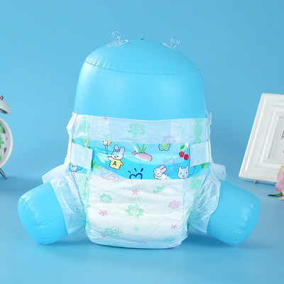 Proteção descartável não tecida impressa do escape dos tecidos 3D do bebê da polpa do fluff de Topsheet