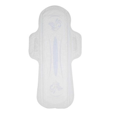 Senhora feminino voada Sanitary Napkin do uso do dia da almofada 245mm do algodão