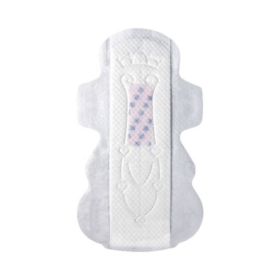 Senhora feminino voada Sanitary Napkin do uso do dia da almofada 245mm do algodão
