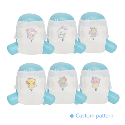 O OEM personalizado levanta o bebê o bebê do tecido que arfa mimar descartável respirável