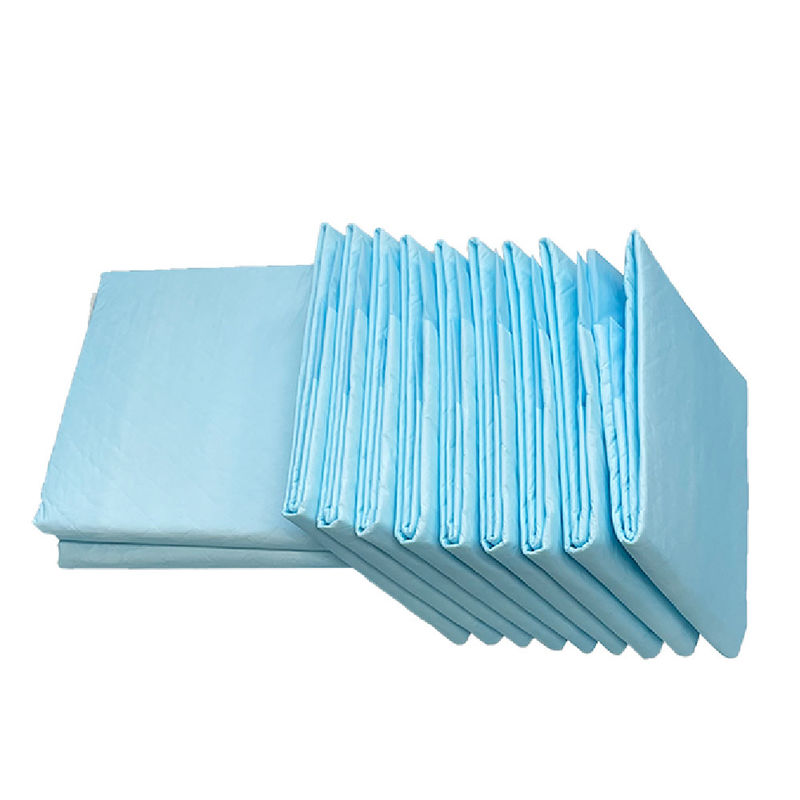 Incontinência descartável Underpads das almofadas de cama 60*60cm da incontinência de SAP da cor azul